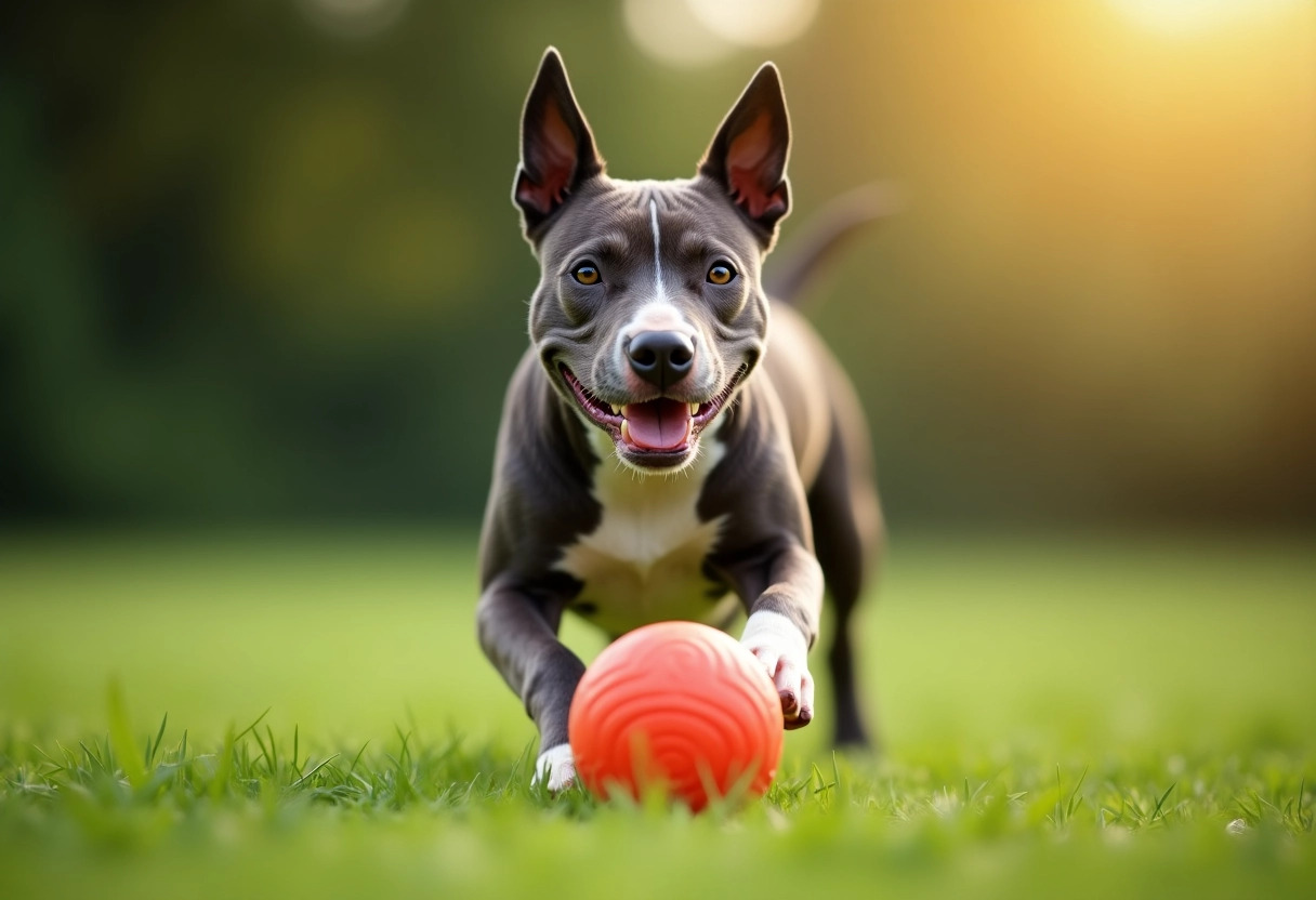 chien staffie