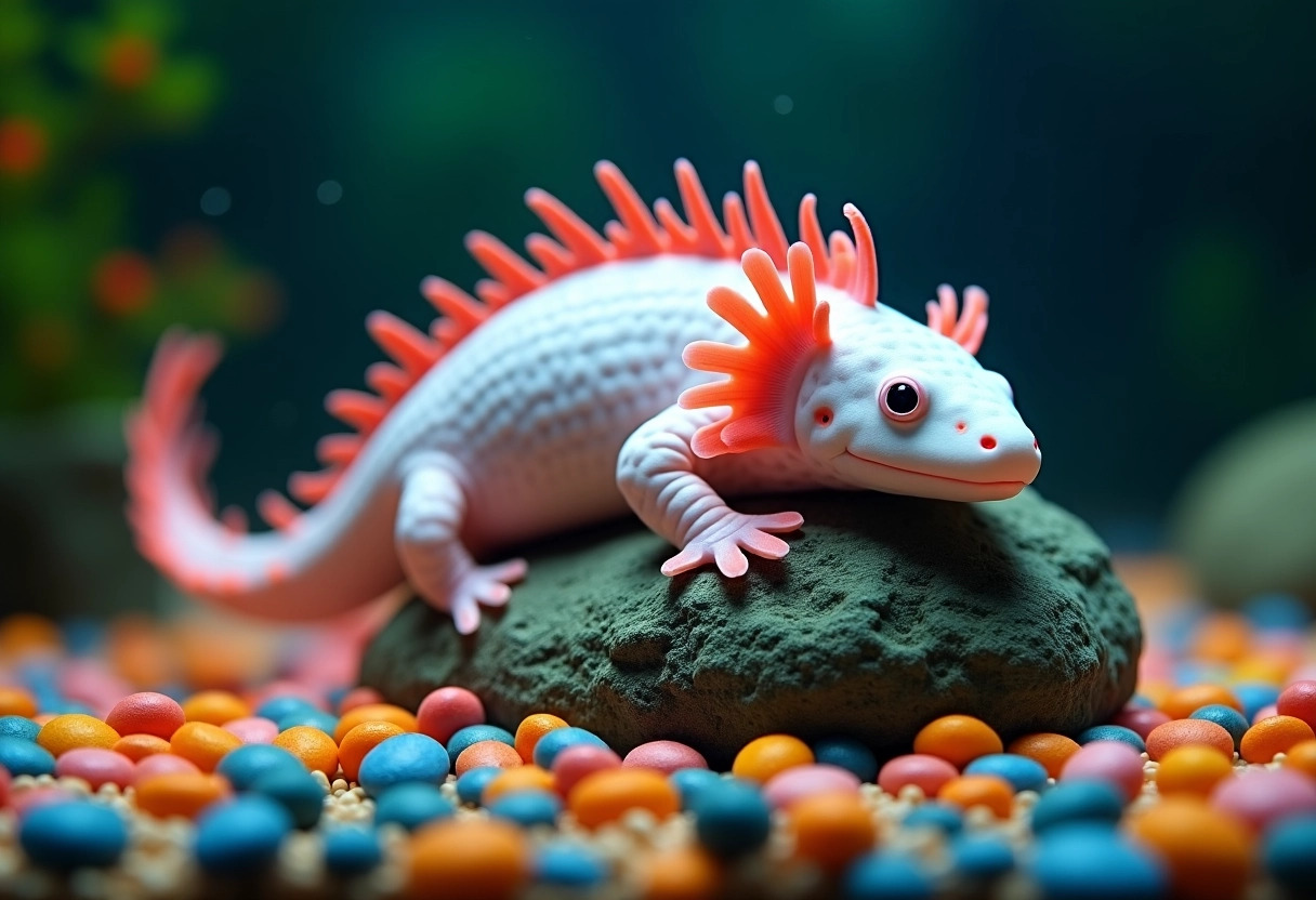 axolotl couleur