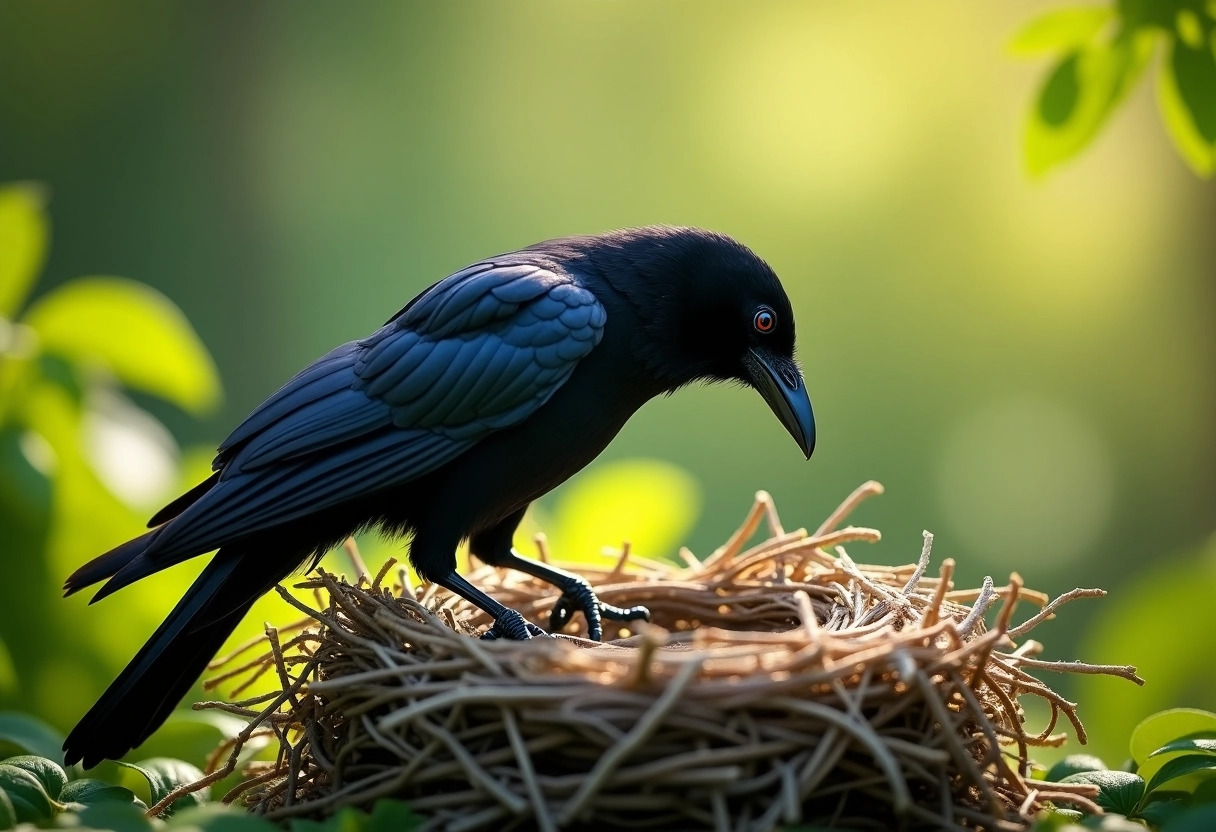 femelle corbeau